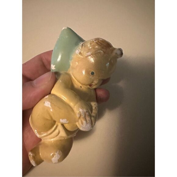 Antique Vintage Chalk ware Baby Figurine Collectible 4.5” Retro - Picture 7 of 9